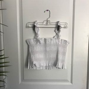 Square neck crop top